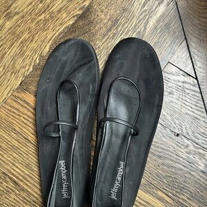 Jeffrey Campbell Classic Black Flats